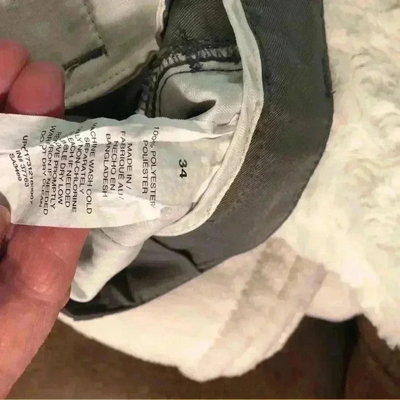 PGA Tour Mens 34 Gray Chino Flat Front Shorts polyester - Picture 2 of 6